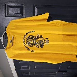 3XL Yellow Cobra Kai T Shirt